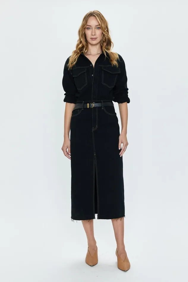 Pistola Denim Amira Midi Dress 8211 Vioght Women Denim