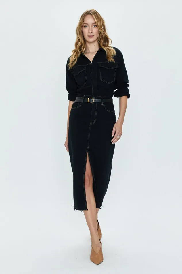 Pistola Denim Amira Midi Dress 8211 Vioght Women Denim