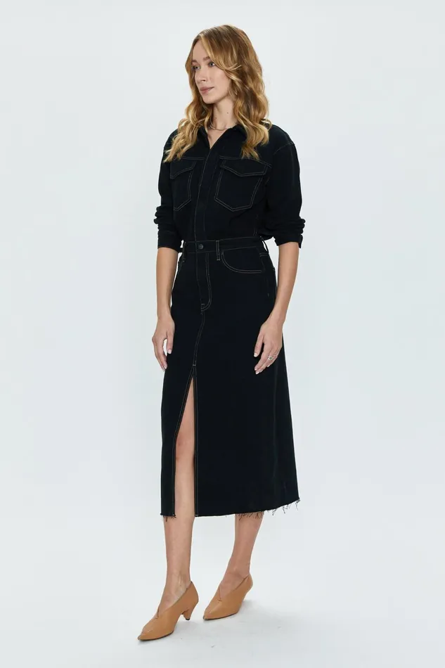 Pistola Denim Amira Midi Dress 8211 Vioght Women Denim