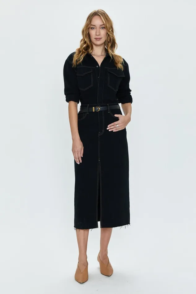 Pistola Denim Amira Midi Dress 8211 Vioght Women Denim