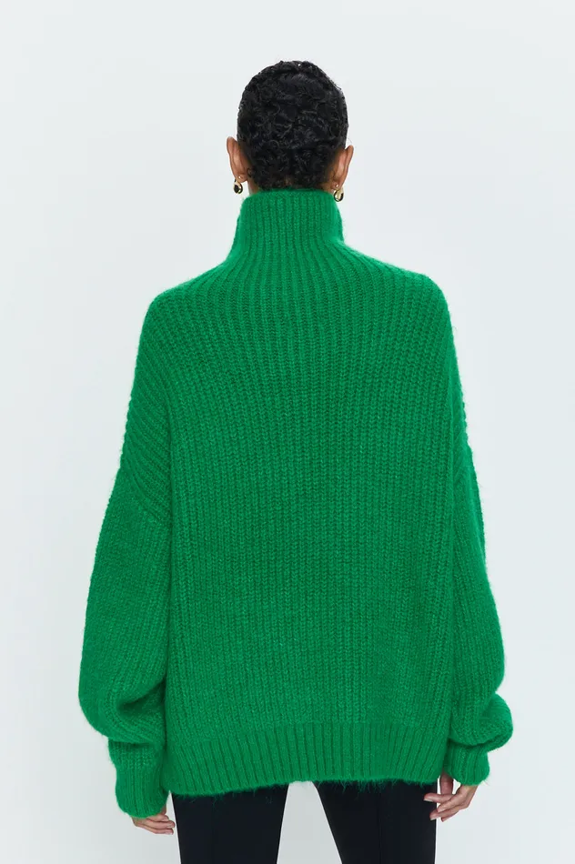 Pistola Denim Ashley Turtleneck Sweater 8211 Fern Women Sweaters and Knits