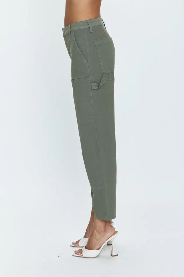 Pistola Denim Ashton Straight Leg Utility Pant 8211 Wild Fern Women Denim