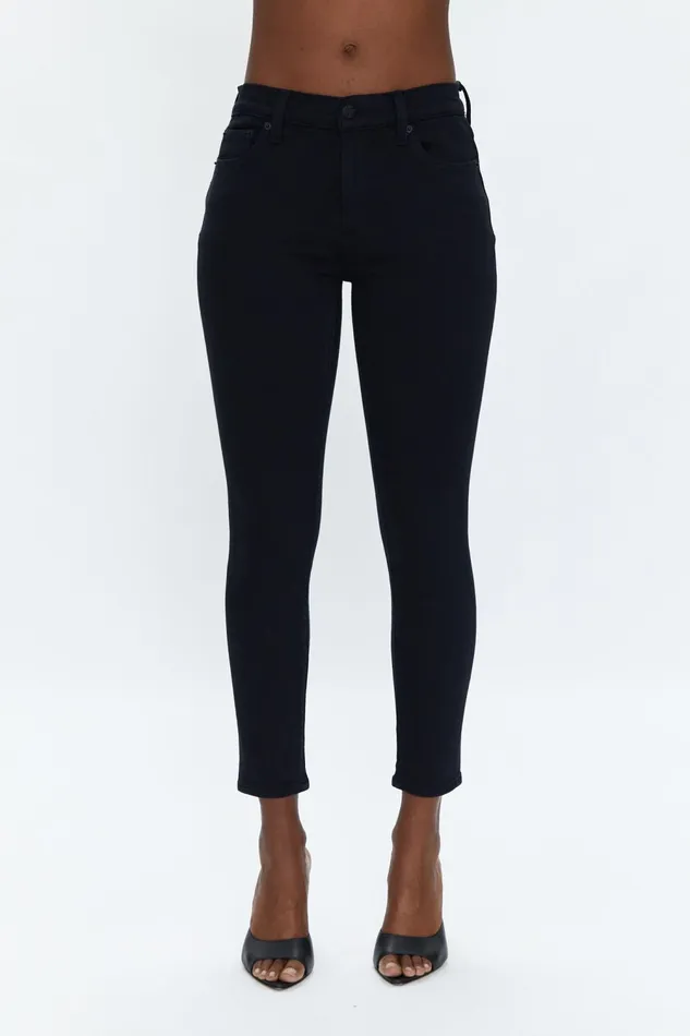 Pistola Denim Audrey Mid Rise Skinny 8211 Dark Vinyl Women Denim