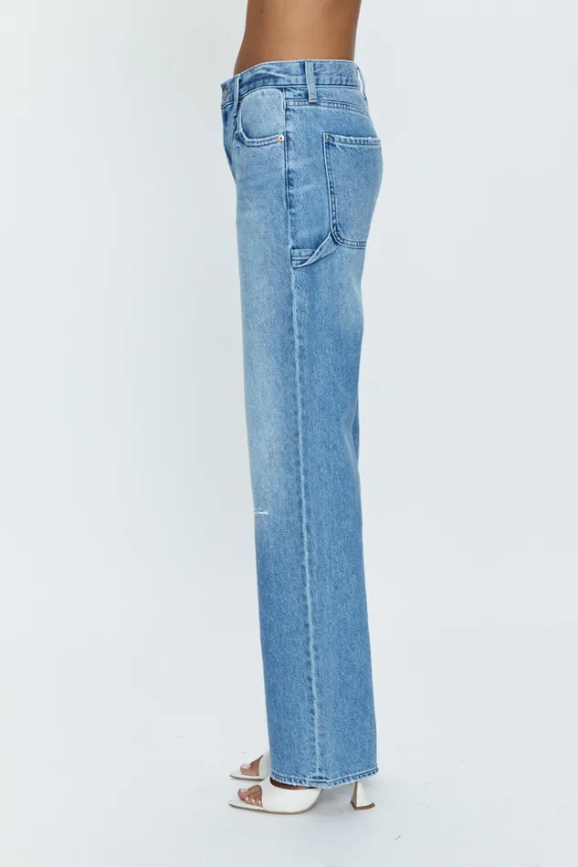 Pistola Denim Bobbie Carpenter Mid Rise Loose Straight 8211 Brandenburg Vintage Women Denim