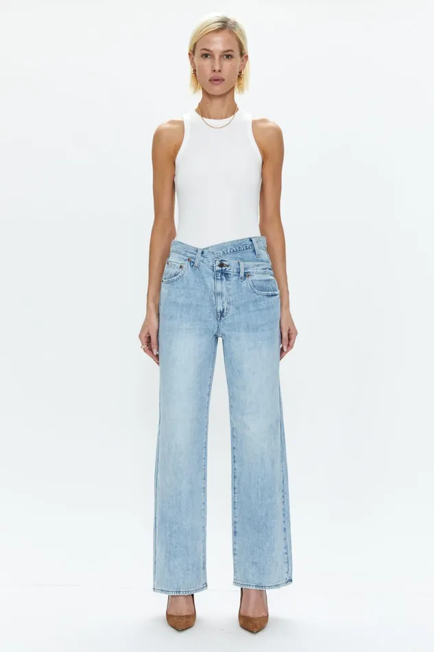 Pistola Denim Bobbie Mid Rise Loose Straight Leg W Crossover 8211 Nelson Women Denim Pistola Denim Bobbie Mid Rise Loose Straight Leg W Crossover 8211 Nelson Women Denim