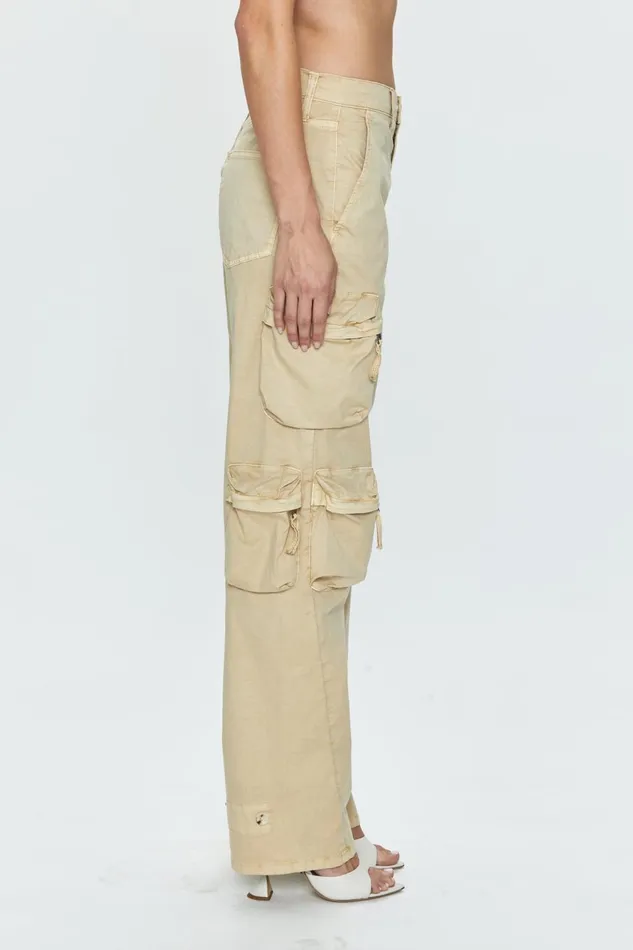Pistola Denim Bobbie Utility Pant 8211 Champagne Women Pants