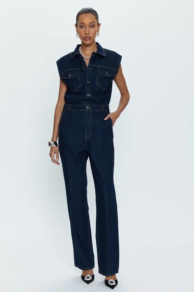 Pistola Denim Brooks Sleeveless Jumpsuit 8211 Iggy Women Denim