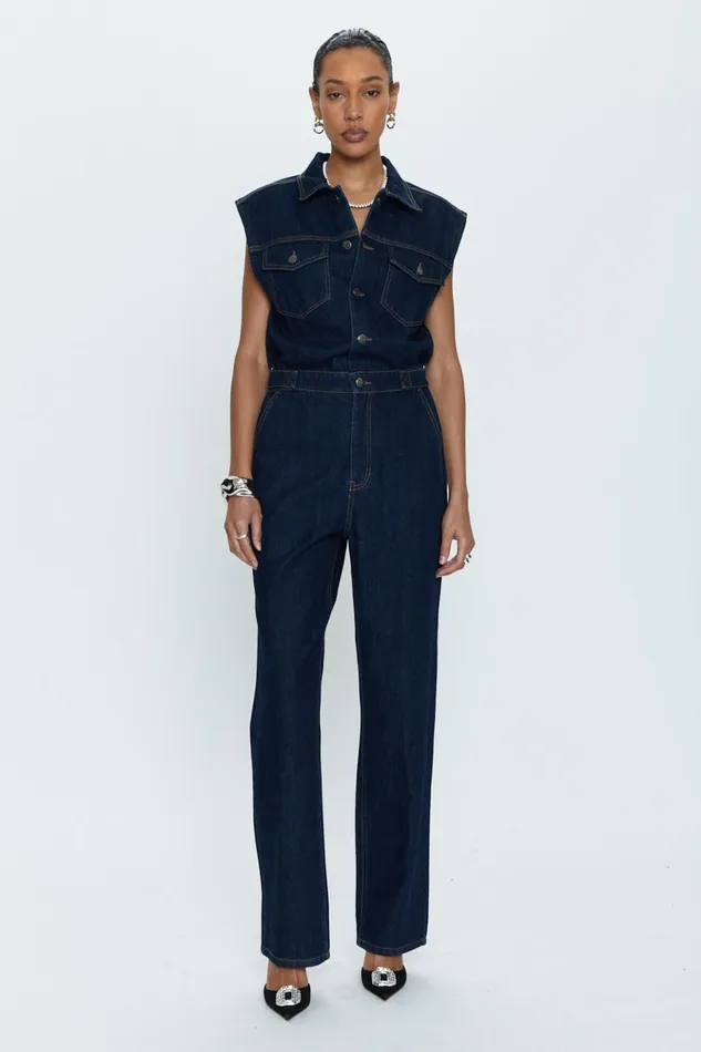 Pistola Denim Brooks Sleeveless Jumpsuit 8211 Iggy Women Denim