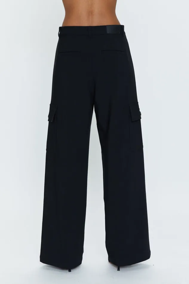 Pistola Denim Brynn High Rise Relaxed Cargo 8211 Black Women Pants