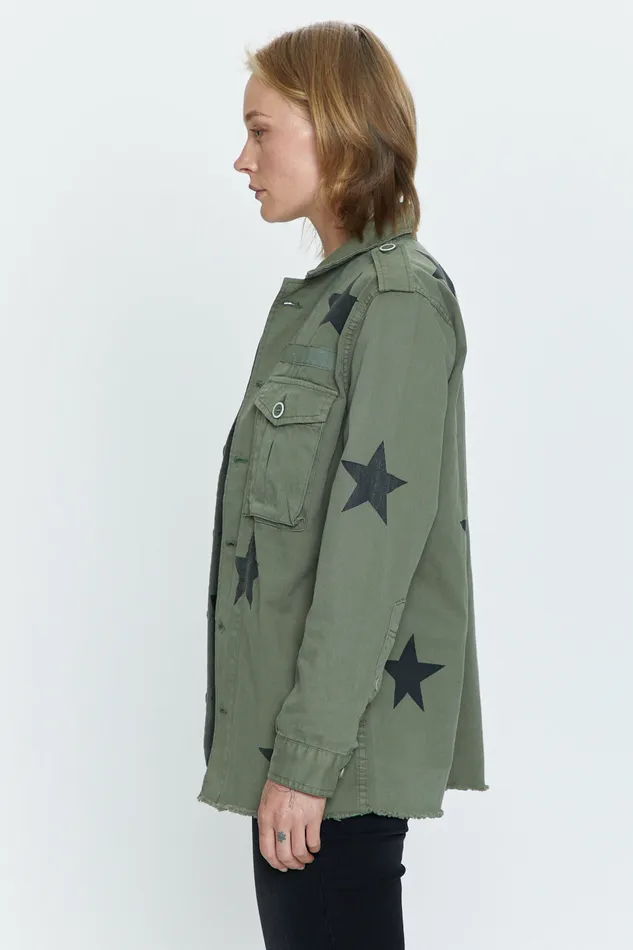 Pistola Denim Camilo Military Jacket 8211 Royal Honor Women Jackets and Outerwear