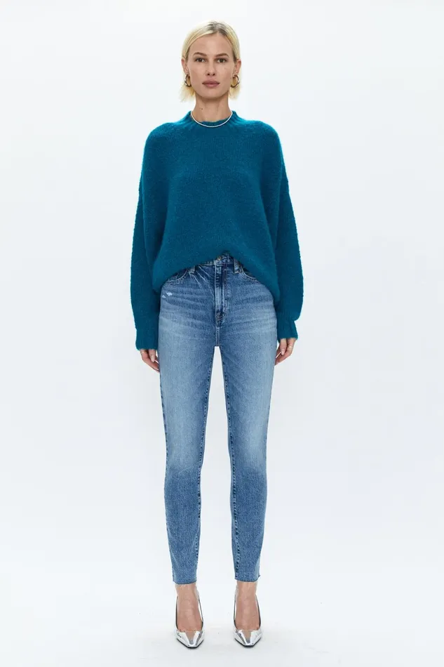 Pistola Denim Carlen Mock Neck Sweater 8211 Atlas Women Sweaters and Knits