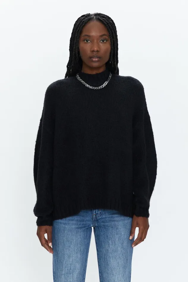Pistola Denim Carlen Mock Neck Sweater 8211 Midnight Women Sweaters and Knits Pistola Denim Carlen Mock Neck Sweater 8211 Midnight Women Sweaters and Knits