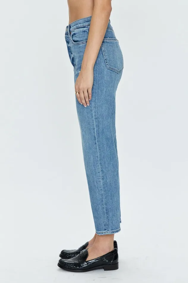 Pistola Denim Cassie Crop Super High Rise Straight 8211 Cambridge Vintage Women Denim