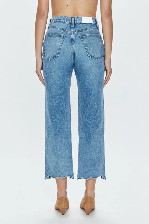 Pistola Denim Cassie Crop Super High Rise Straight Crop 8211 Fair Side Vintage Women Denim