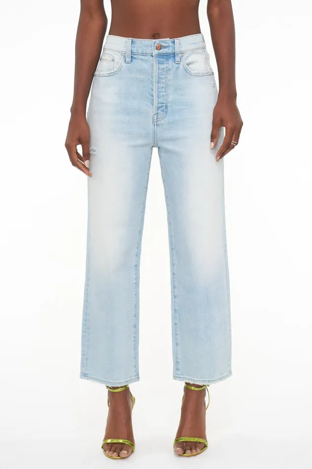 Pistola Denim Cassie Crop Super High Straight Crop 8211 Palisade Vintage Women Denim