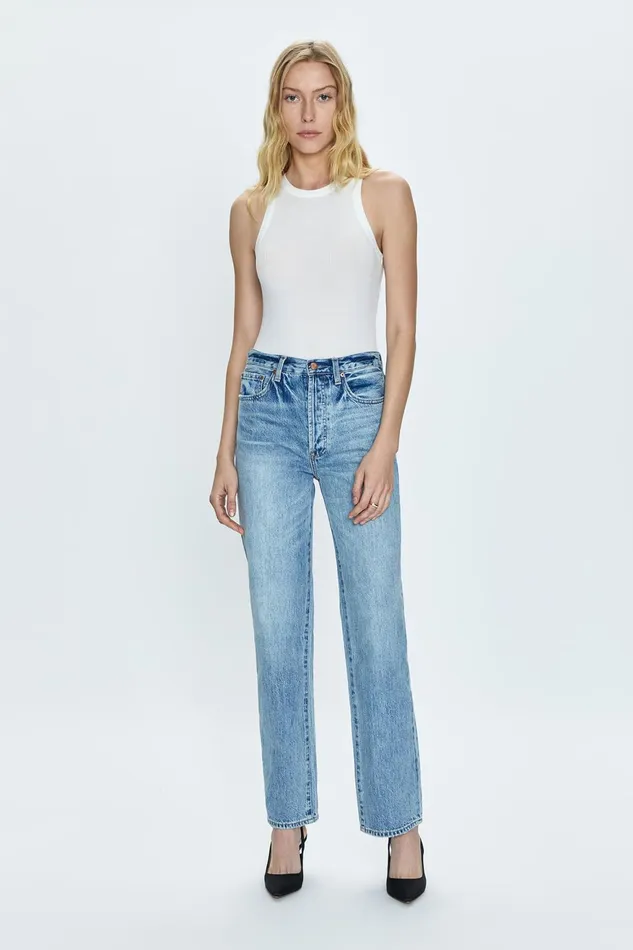 Pistola Denim Cassie Super High Rise Straight 8211 Bramble Women Denim