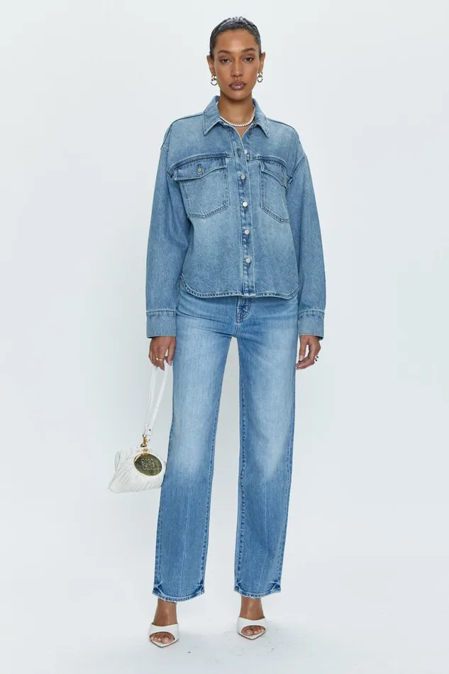 Pistola Denim Cassie Super High Rise Straight 8211 Neues Women Denim