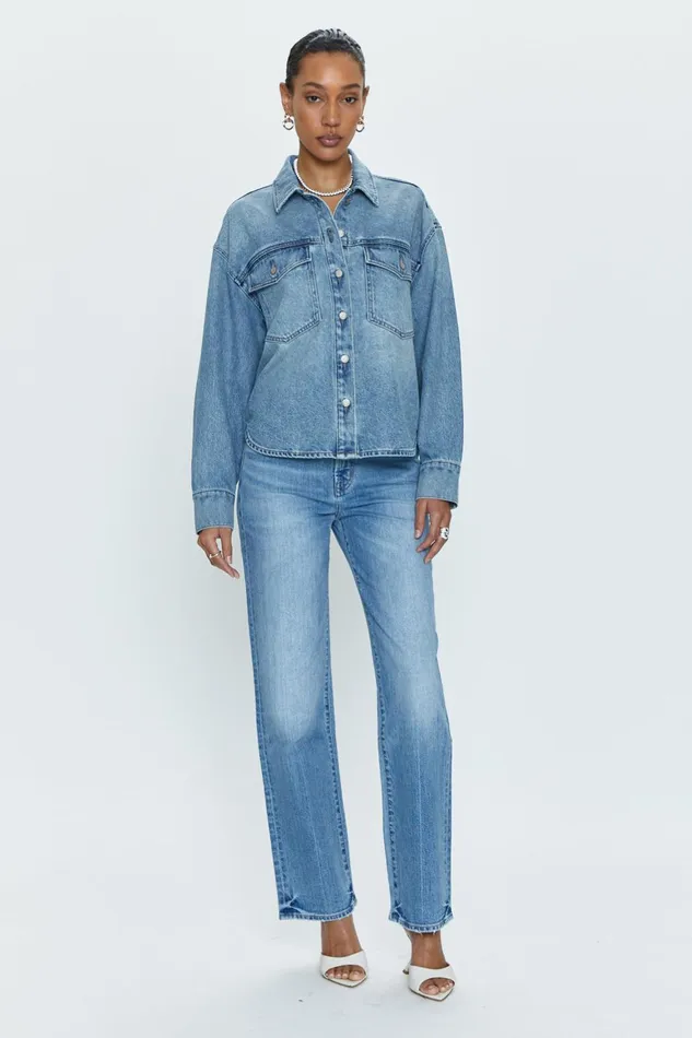Pistola Denim Cassie Super High Rise Straight 8211 Neues Women Denim