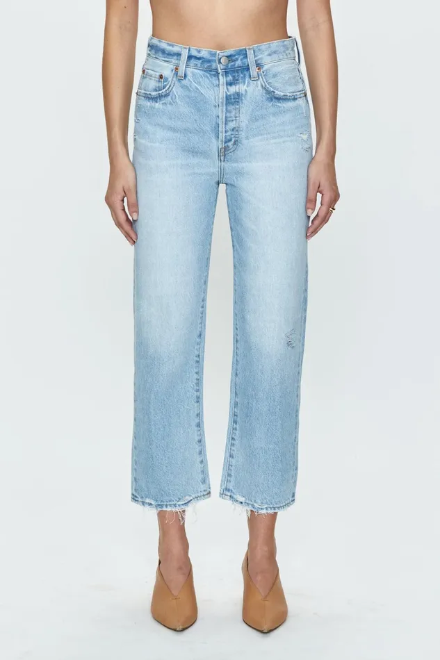 Pistola Denim Cassie Super High Rise Straight 8211 Radiant Vintage Women Denim