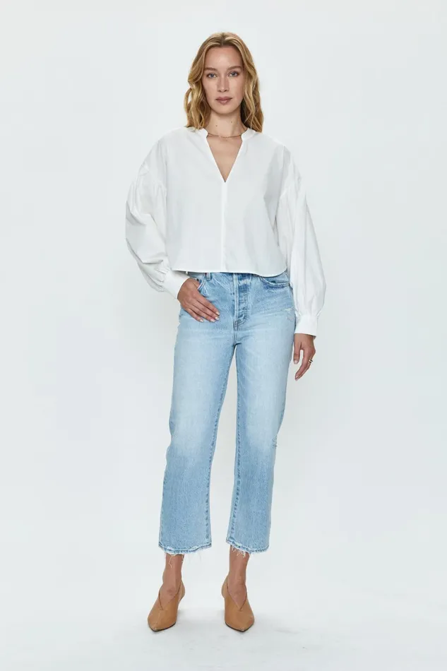 Pistola Denim Cassie Super High Rise Straight 8211 Radiant Vintage Women Denim