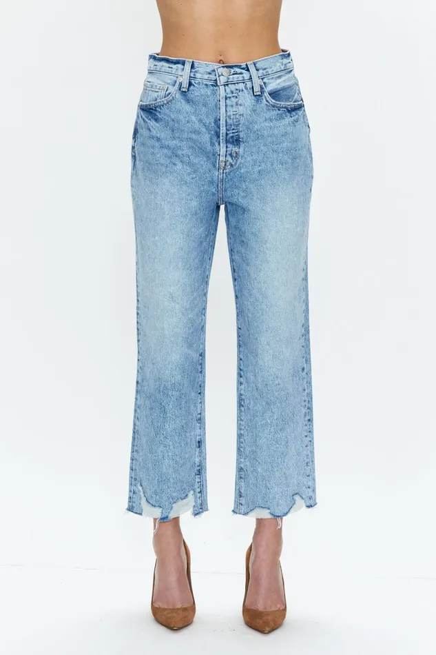 Pistola Denim Cassie Super High Rise Straight Crop 8211 Baja Women Denim