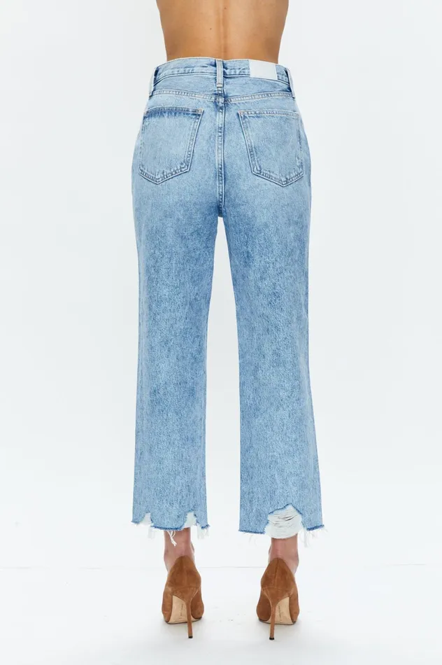Pistola Denim Cassie Super High Rise Straight Crop 8211 Baja Women Denim