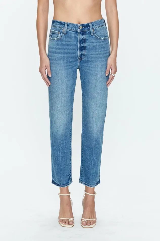 Pistola Denim Charlie High Rise Classic Straight 8211 Sundown Women Denim
