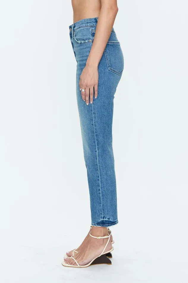 Pistola Denim Charlie High Rise Classic Straight 8211 Sundown Women Denim