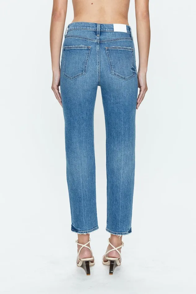 Pistola Denim Charlie High Rise Classic Straight 8211 Sundown Women Denim