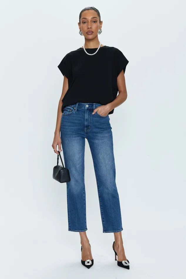 Pistola Denim Charlie High Rise Classic Straight Ankle 8211 Augustus Women Denim Pistola Denim Charlie High Rise Classic Straight Ankle 8211 Augustus Women Denim