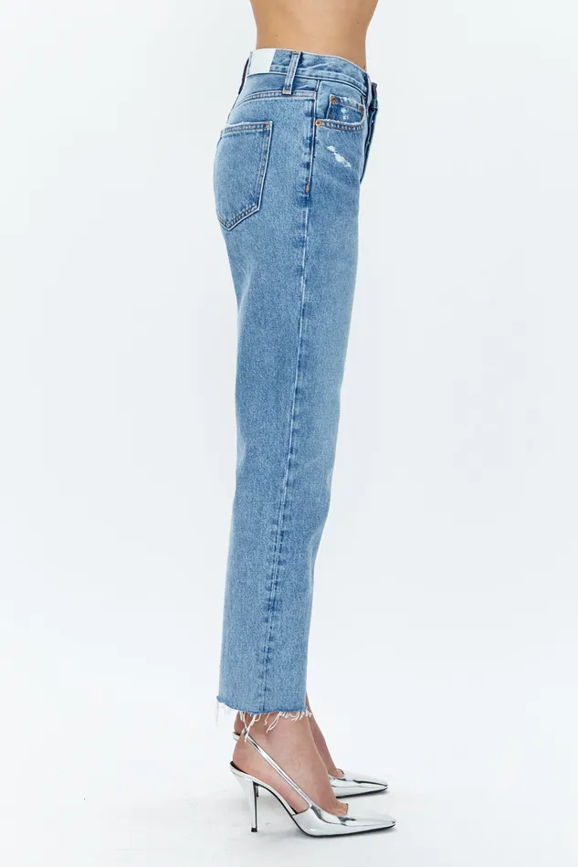 Pistola Denim Charlie High Rise Classic Straight Ankle 8211 Brooks Vintage Women Denim
