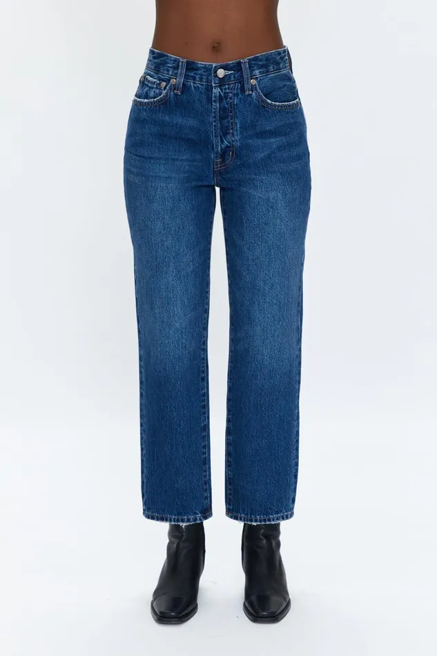 Pistola Denim Charlie High Rise Classic Straight Ankle 8211 Clash Women Denim