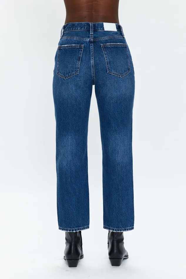 Pistola Denim Charlie High Rise Classic Straight Ankle 8211 Clash Women Denim