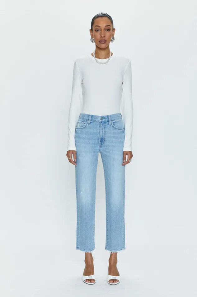 Pistola Denim Charlie High Rise Classic Straight Ankle 8211 Endless Vintage Women Denim