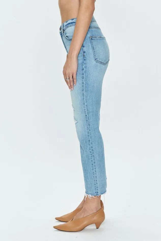 Pistola Denim Charlie High Rise Classic Straight Ankle 8211 Northwood Women Denim