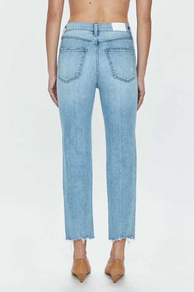 Pistola Denim Charlie High Rise Classic Straight Ankle 8211 Northwood Women Denim