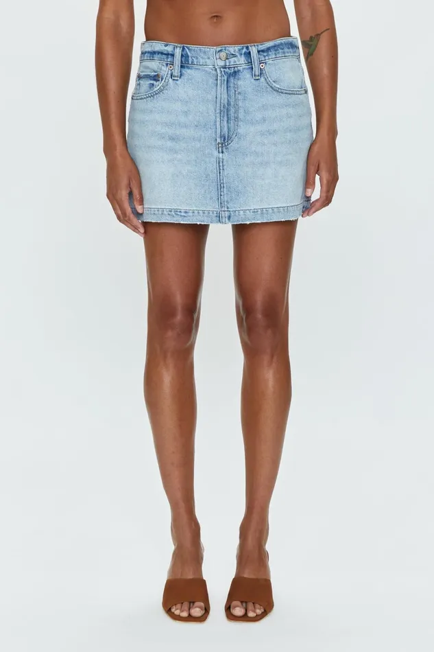 Pistola Denim Daisy Low Slung Mini Skirt 8211 Nimes Women Denim