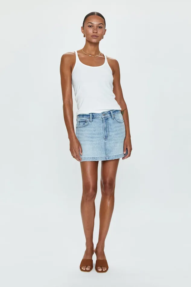 Pistola Denim Daisy Low Slung Mini Skirt 8211 Nimes Women Denim
