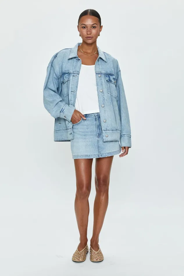 Pistola Denim Daisy Low Slung Mini Skirt 8211 Nimes Women Denim