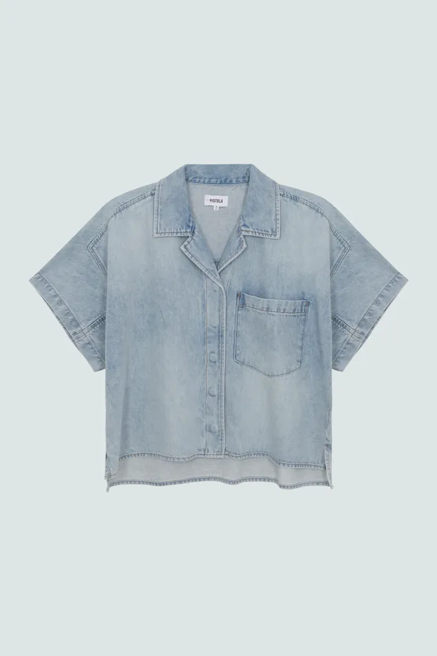 Pistola Denim Della Camp Shirt 8211 Chateau Women Denim