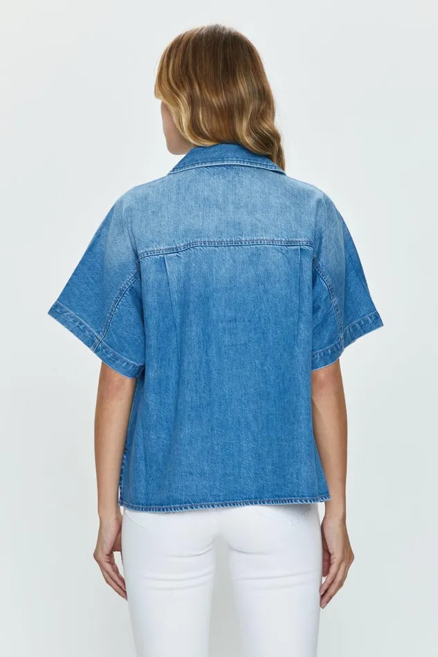 Pistola Denim Della Camp Shirt 8211 Vista Women Tops