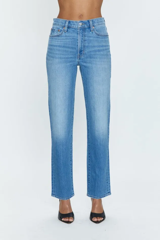 Pistola Denim Drew Mid Rise Classic Straight 8211 Ludwig Women Denim