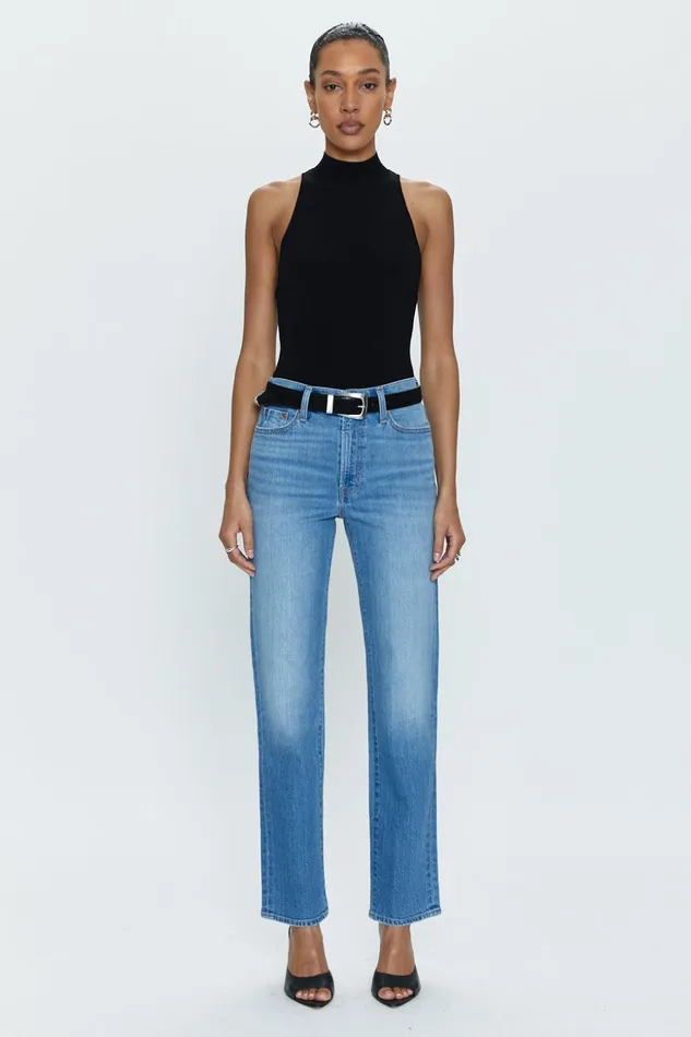 Pistola Denim Drew Mid Rise Classic Straight 8211 Ludwig Women Denim