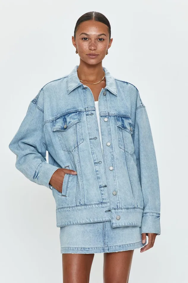 Pistola Denim Dries Boyfriend Trucker 8211 Nimes Women Jackets and Outerwear