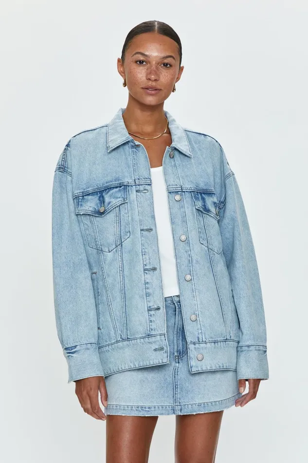 Pistola Denim Dries Boyfriend Trucker 8211 Nimes Women Jackets and Outerwear