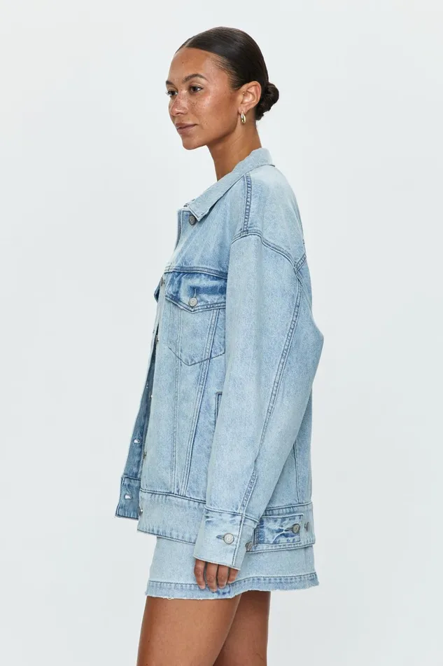 Pistola Denim Dries Boyfriend Trucker 8211 Nimes Women Jackets and Outerwear