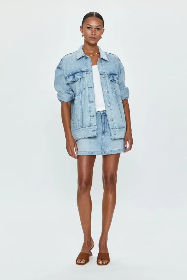 Pistola Denim Dries Boyfriend Trucker 8211 Nimes Women Jackets and Outerwear