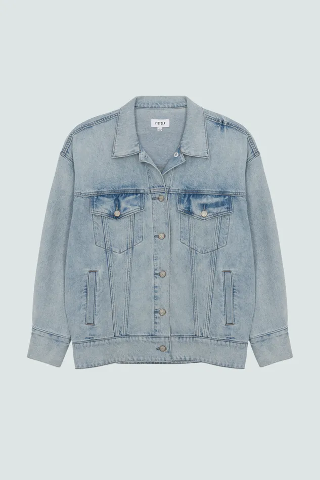 Pistola Denim Dries Boyfriend Trucker 8211 Nimes Women Jackets and Outerwear
