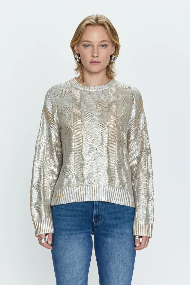 Pistola Denim Everly Cable Sweater 8211 Gilded Castle Women Sweaters and Knits Pistola Denim Everly Cable Sweater 8211 Gilded Castle Women Sweaters and Knits