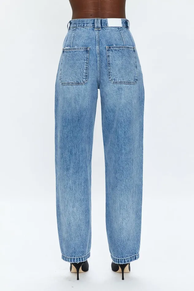 Pistola Denim Ezra High Rise Relaxed Taper 8211 Skylark Women Denim